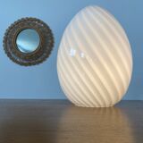 Old egg lamp glass murano vetri eggs vintage 1970