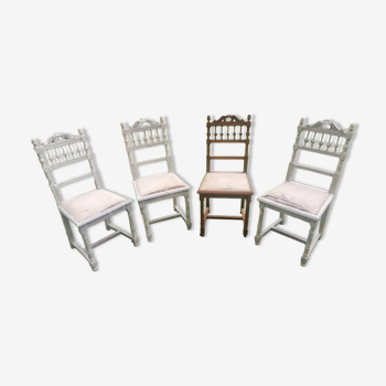4 Henry II chairs