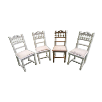 4 Henry II chairs