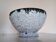 Accolay stoneware bowl - black & white lava glaze