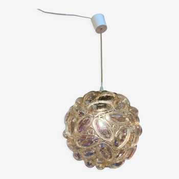 Suspension bubble par Helena Tynell pour Glashütte Limburg, 1960