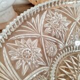 Fruit cup in chiseled glass