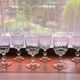 Superb set of 18 Cristal d’Arques glasses – 12 wine glasses + 6 tumblers