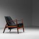 Ib Kofod Larsen ‘Seal’ lounge chair for OPE Möbler Sweden