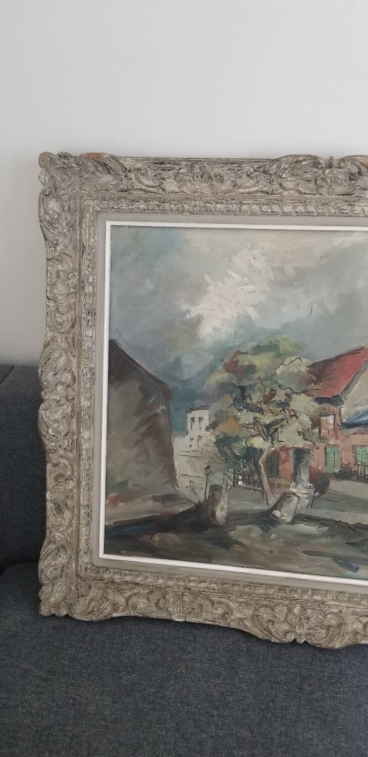 Claude aliotti (1925-1989) - oil on canvas - 54 x 65 cm