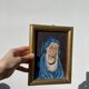 Petite peinture de vierge / tableau ancien