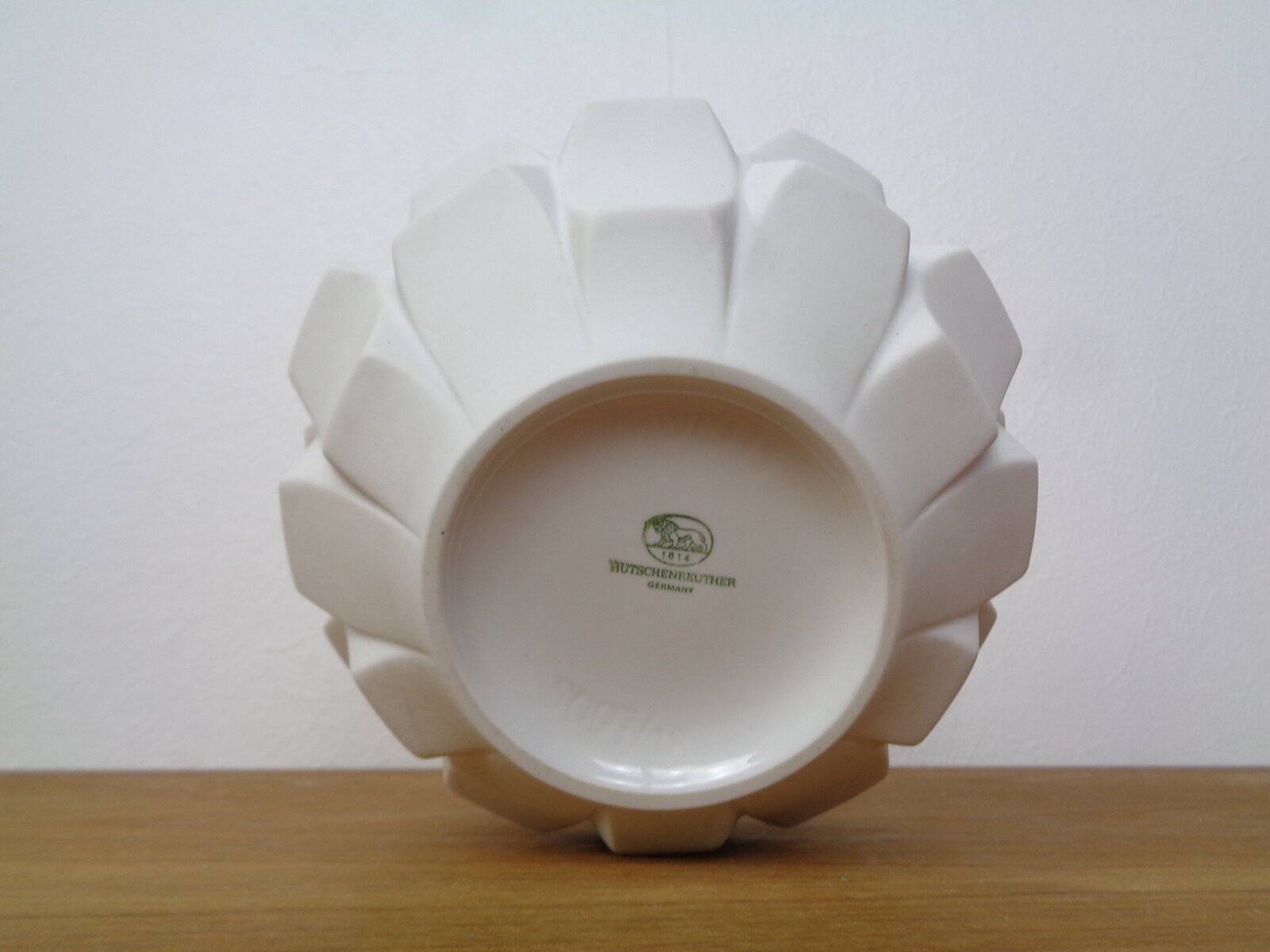 Mid-Century Artichoke Op Art Vase from Hutschenreuther, Germany, 1960s