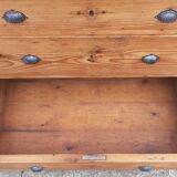 Solid pine chest of drawers