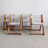 Set of 4 'Kon-Tiki' Folding Chairs by Gillis Lundgren for IKEA 1970s