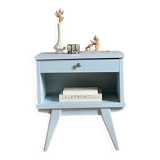 Compass leg bedside table