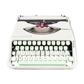 Typewriter hermes baby revised green