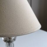 Table lamp in chiseled glass and beveled mirror 1950