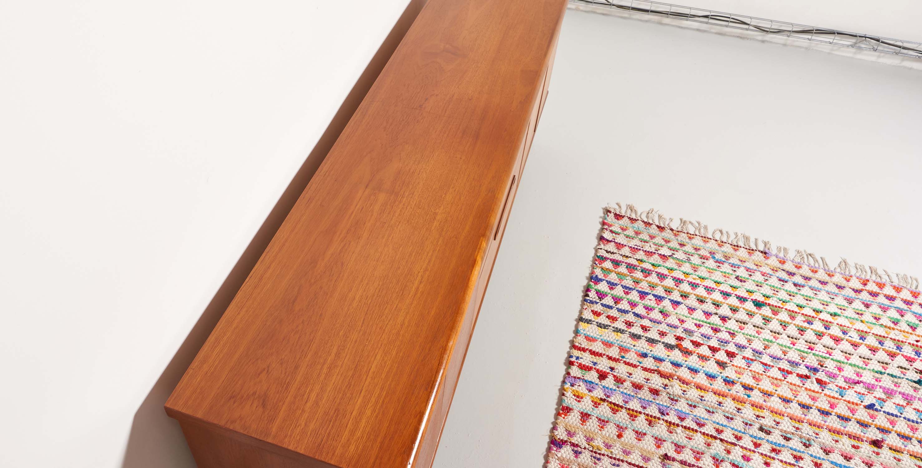 Sideboard feet metal vintage, Scandinavian style, 200cm