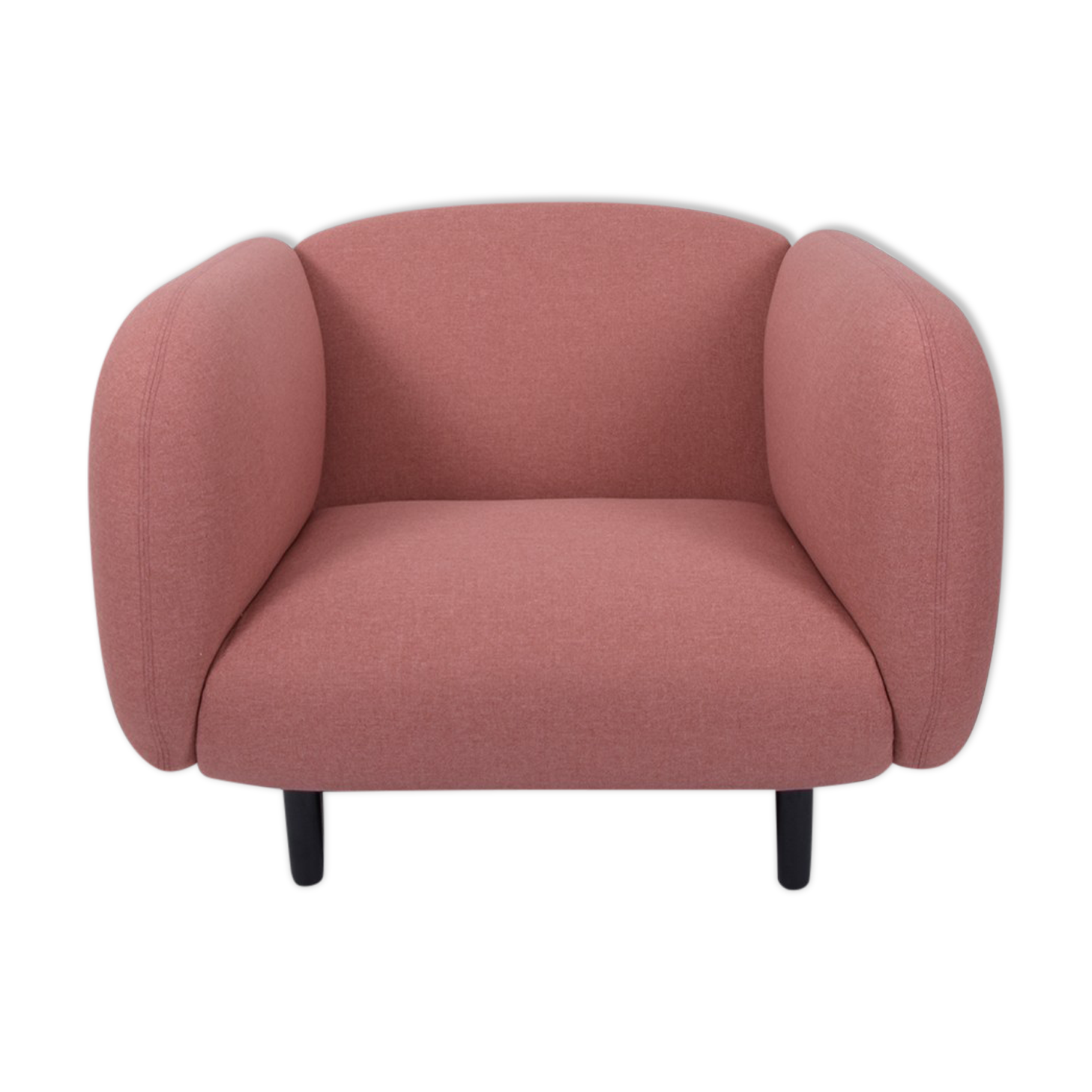 Moira armchair pink fabric ENO studio