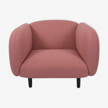Moira armchair pink fabric ENO studio