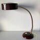 Lamp red garnet Jumo vintage 1970