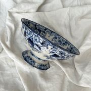 Flora pedestal bowl/salad bowl, Creil and Montereau, late 19th century