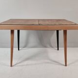 Vintage dining table in ash, 1960s