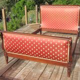 Mahogany empire bed