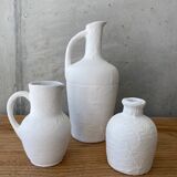 Set of 3 sandstone vases