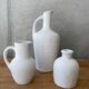 Set of 3 sandstone vases