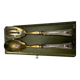 Silver and Vermeil Salad Serving Set, Art Nouveau Period
