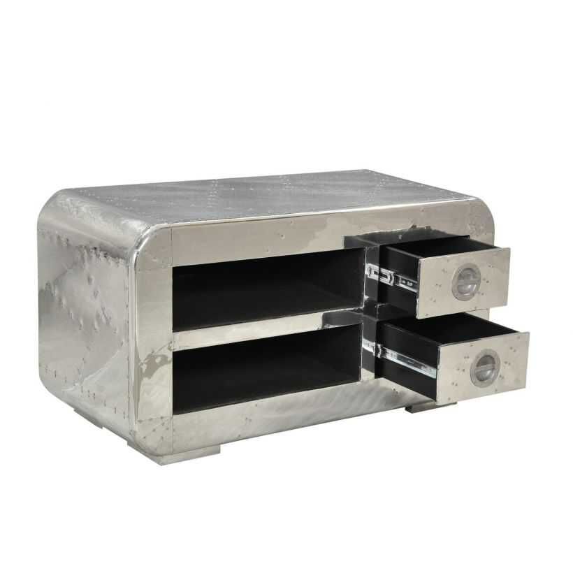 Aviator tv cabinet vintage storage display cases