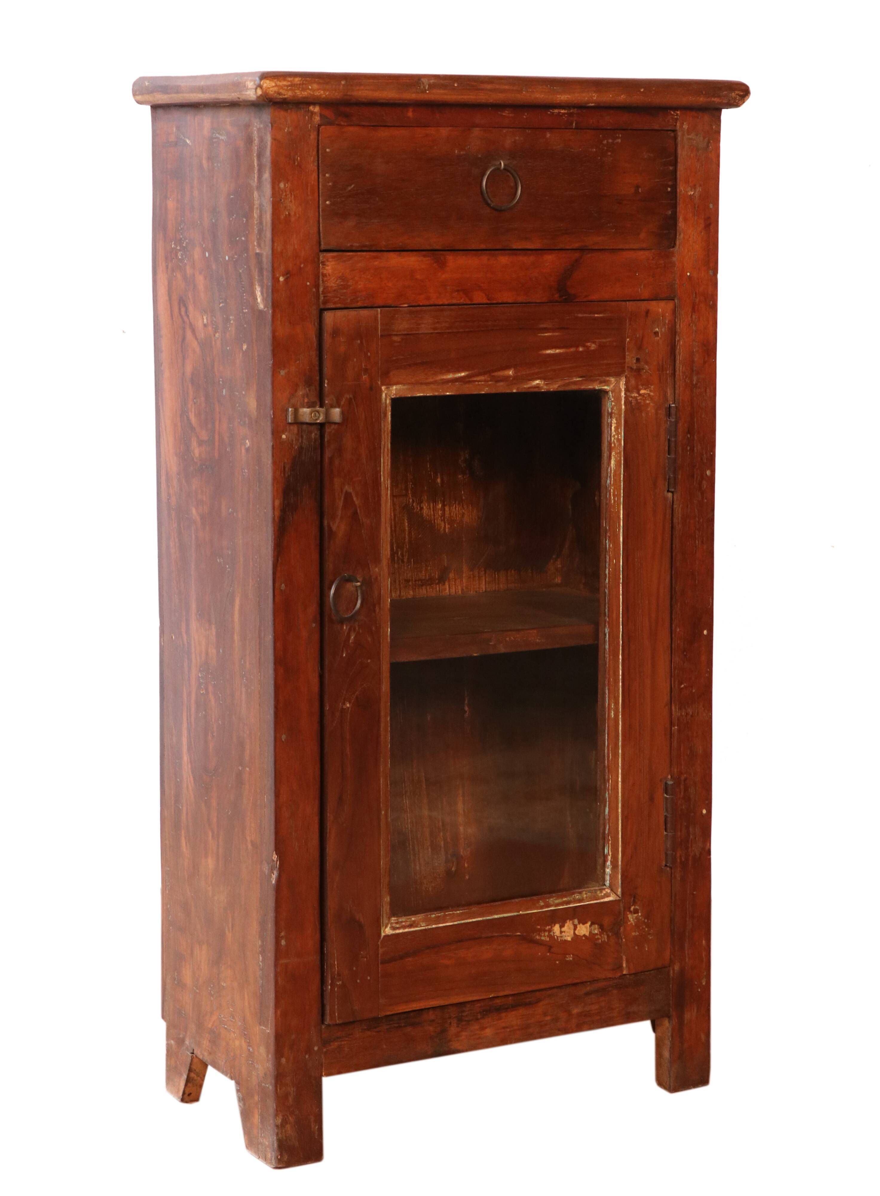 Old Burmese teak cabinet
