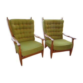armchairs Edouard Guillerme and Chambron