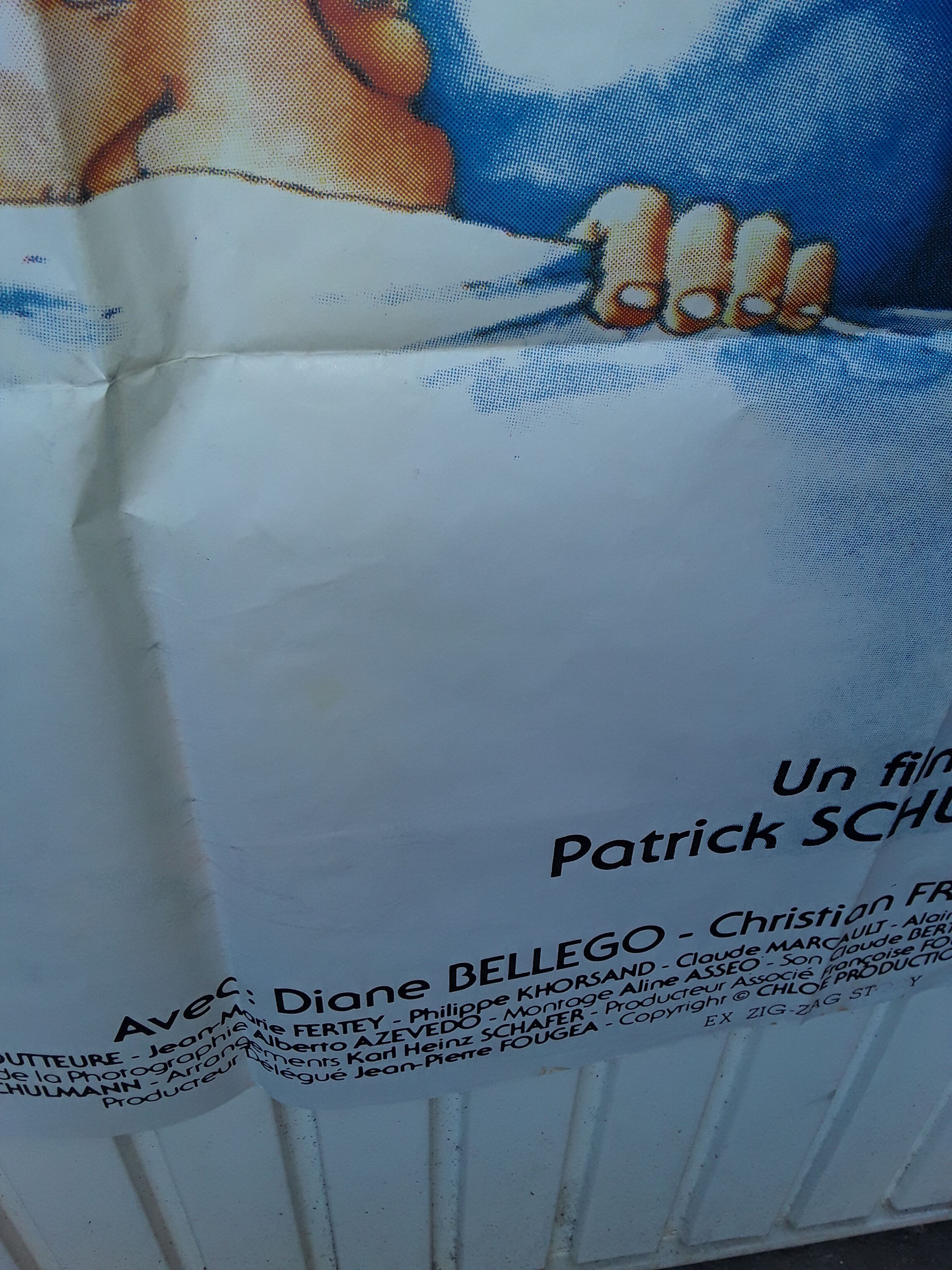 Poster 120x160 and the tenderness brothel number 2 Fabrice Luchini 1983