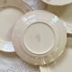6 flat earthenware plates in beige and gold Villeroy Boch ACC-7227