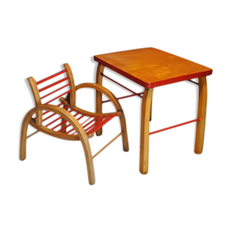 Set table and Chair for small children Baumann