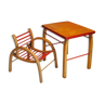 Ensemble table et chaise pour petit enfant Baumann