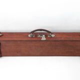 Valise vintage valise cuir étui fusil
