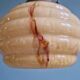 Pair of Art Deco marbled opaline pendant lights, 1920s-30s