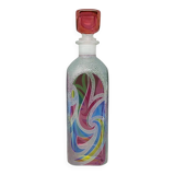 1970s Stunning Decanter or Decorative Bottle by Luigi Bormioli. Made in Ita