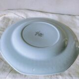 Octagonal earthenware dish