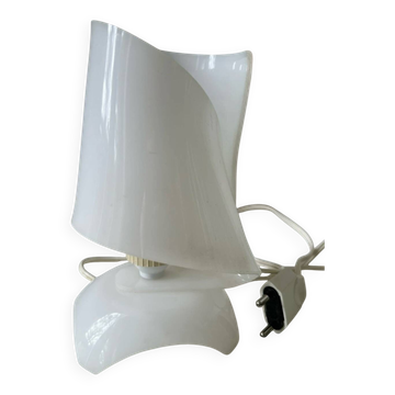 Lampe de chevet vintage en plastique moulé 1960