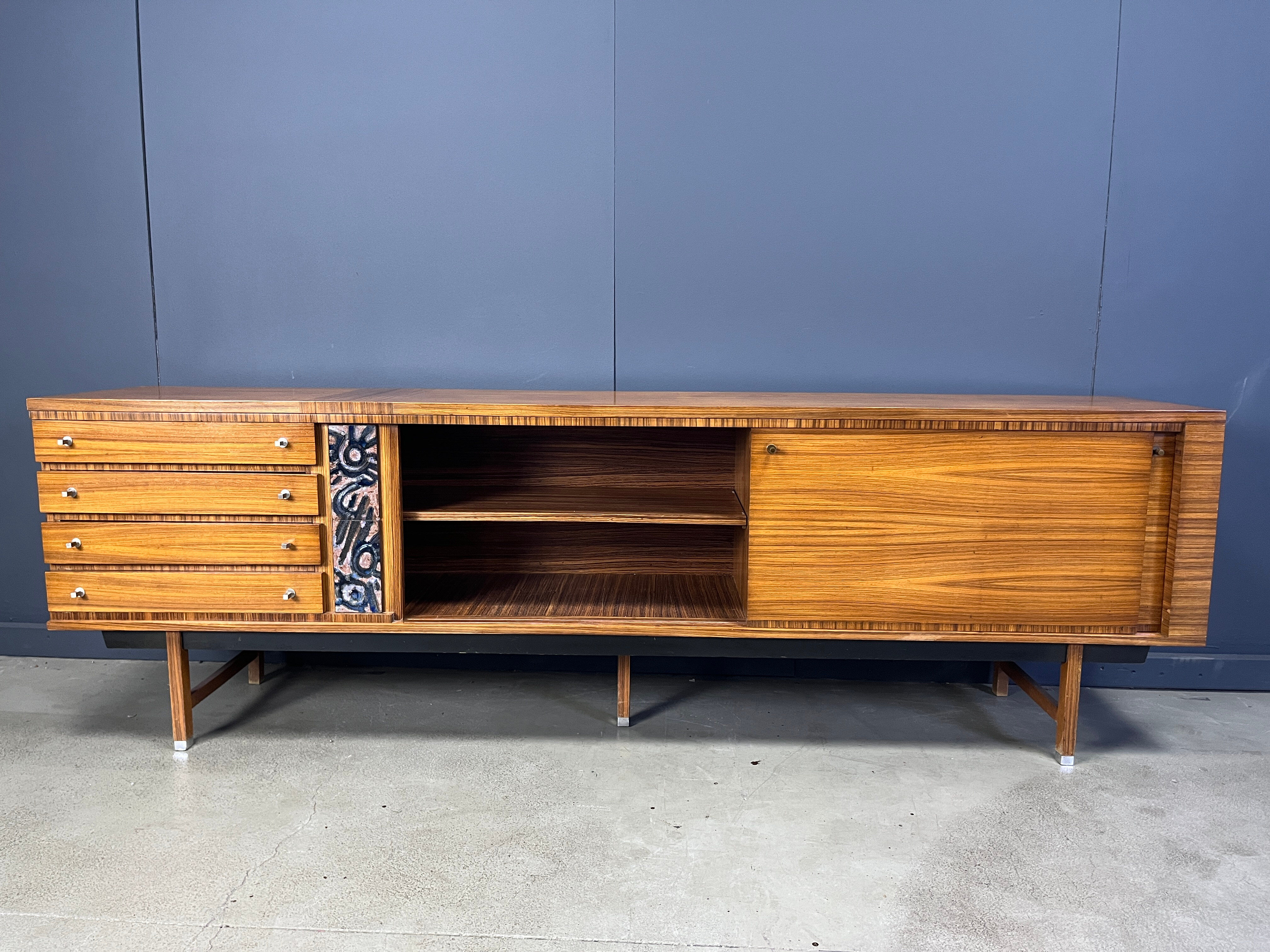 Vintage sideboard by Pieter De Bruyne for AL Meubel, 1960s