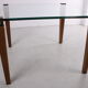 Peter Ghyczy salon table with wooden legs Model T 56/2