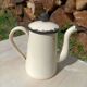 Small retro enamelled metal coffee pot 💐
