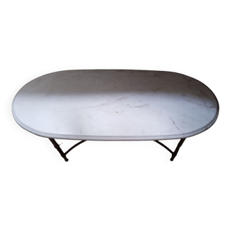 Antique marble coffee table