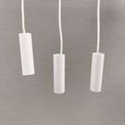 Three small cylinder lamps from J. Rasmussen Lighting, 1980s, Denmark.