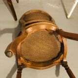 Set of 4 caned medallion chairs in Louis XVI style - Excellent condition - Oak