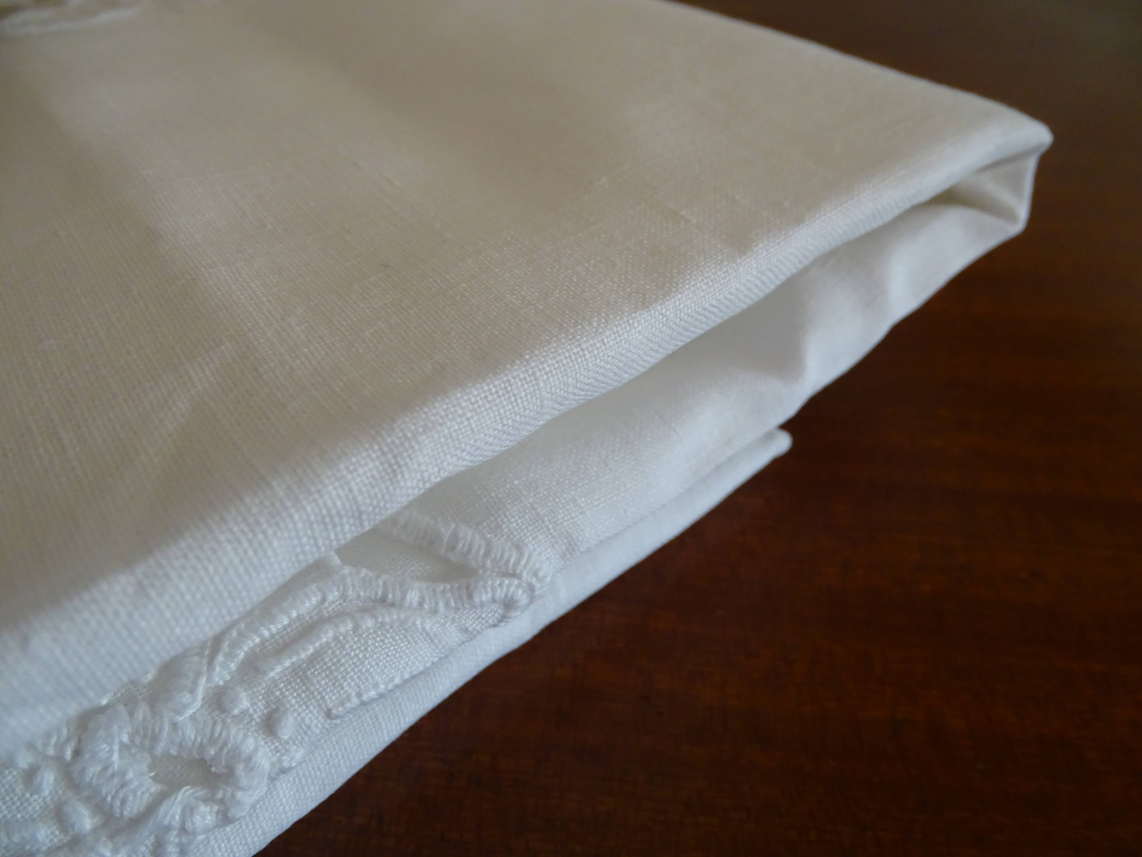 Openwork tablecloth 260 x 155 embroidery flowers old