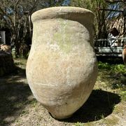 Ancient terracotta pottery jar from the 19th century