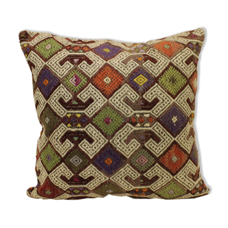 60x60 cm kilim cushion,vintage cushion cover