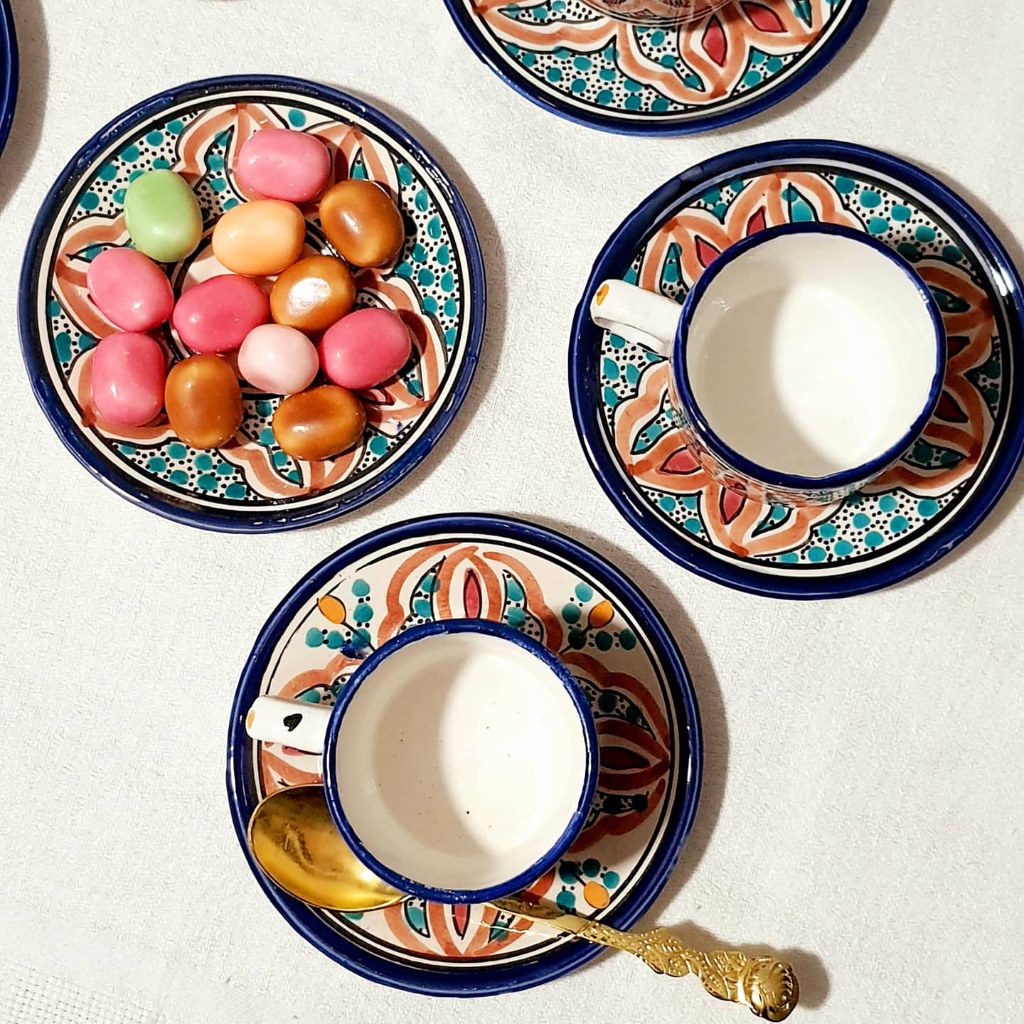 Vintage Moroccan tea service