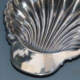 Silver-plated shell-shaped bowl/dish/vegetable dish