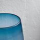 Big Opalescent Vase in Hand Blown Murano Glass, Blue Purple Gold Iridescent